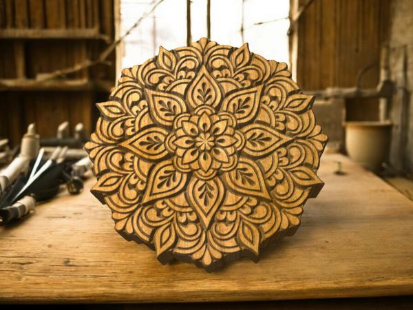 wooden mandala stamp wooden mandala stamp